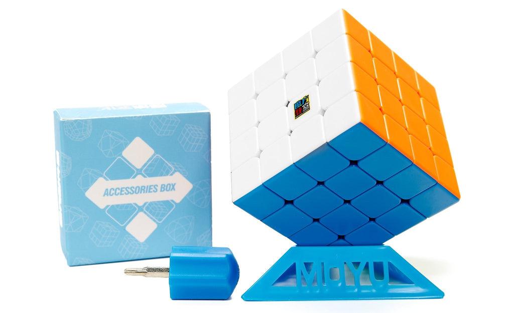 MoYu MeiLong 4x4 magnetic stickerless speed cube detail