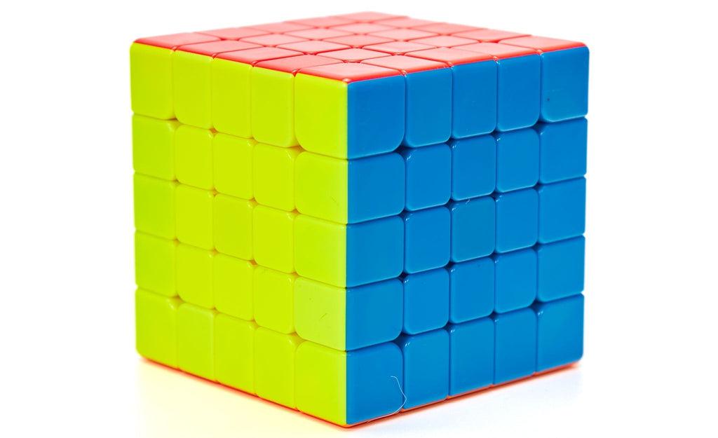 MoYu MeiLong 5x5 magnetic stickerless speed cube detail