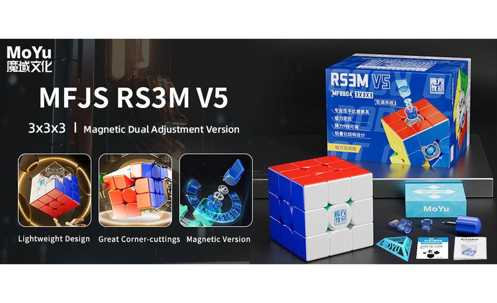 MoYu RS3 M V5 3x3 magnetic dual-adjustment speed cube