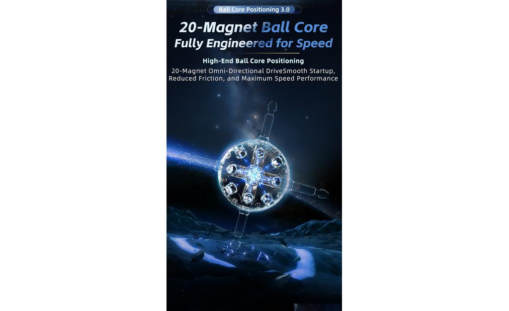 MoYu WeiLong V11 3x3 MagLev 20-magnet Ball-Core UV cube