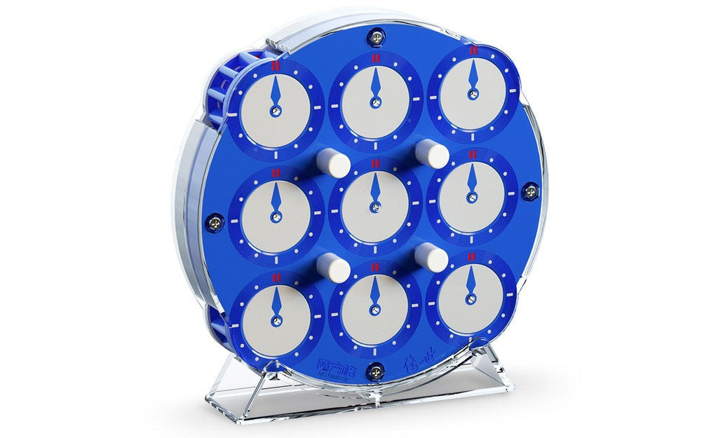 QiYi Clock (Magnetic) - Blue | SpeedCubeShop