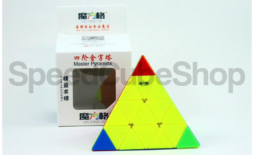 QiYi Master Pyraminx stickerless Pyraminx + packaging