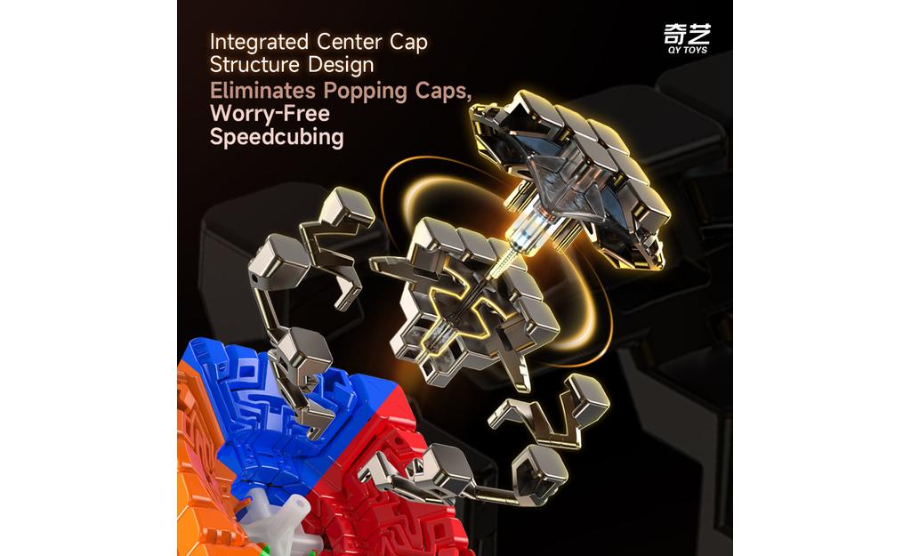 QiYi Warrior 7x7 Magnetic UV Coated stickerless detail