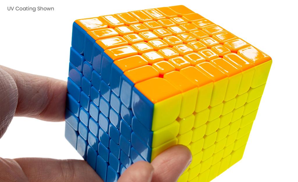 QiYi Warrior 7x7 Magnetic UV Coated stickerless angled