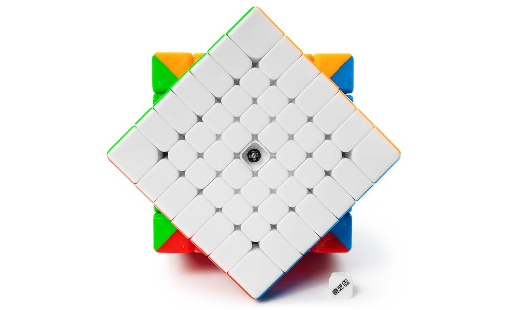 QiYi Warrior 7x7 Magnetic UV Coated stickerless in hand