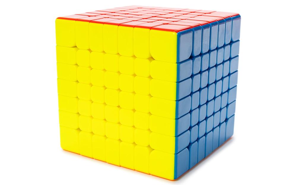 QiYi Warrior 7x7 Magnetic UV Coated stickerless detail