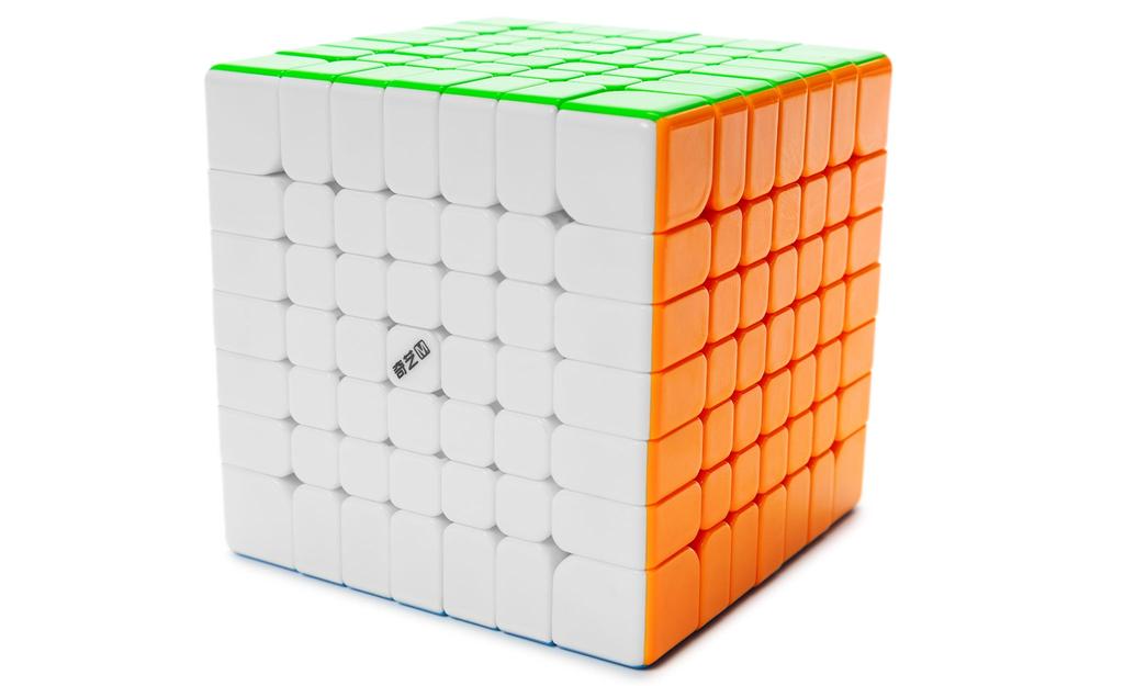 QiYi Warrior 7x7 Magnetic UV Coated stickerless detail