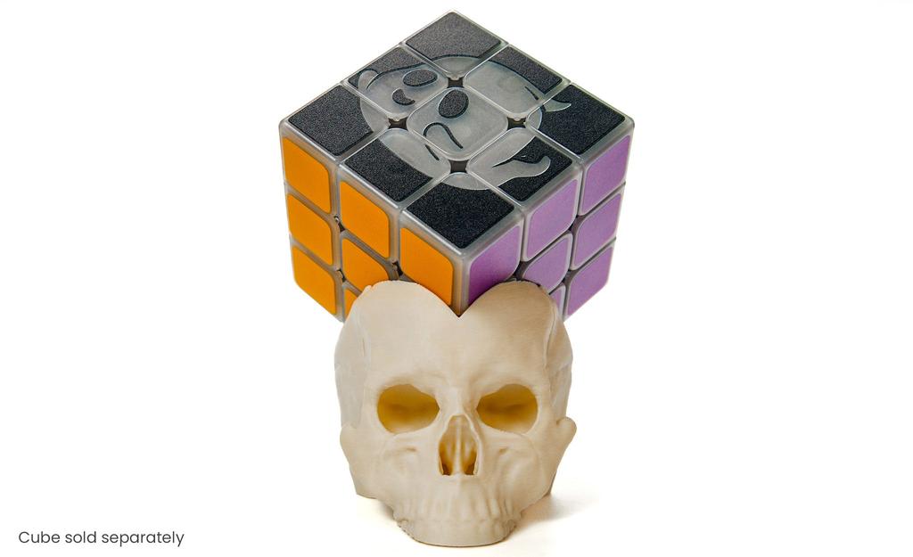 Skull Rubik's Cube Display Stand | SpeedCubeShop