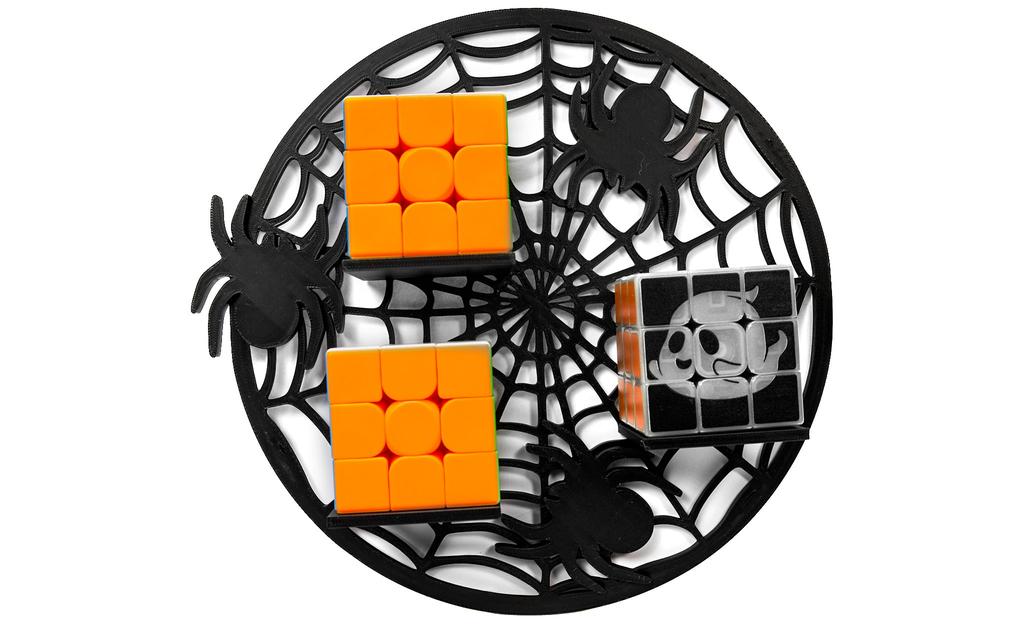Spiderweb Rubik's Cube Display - Wall Mounted | SpeedCubeShop