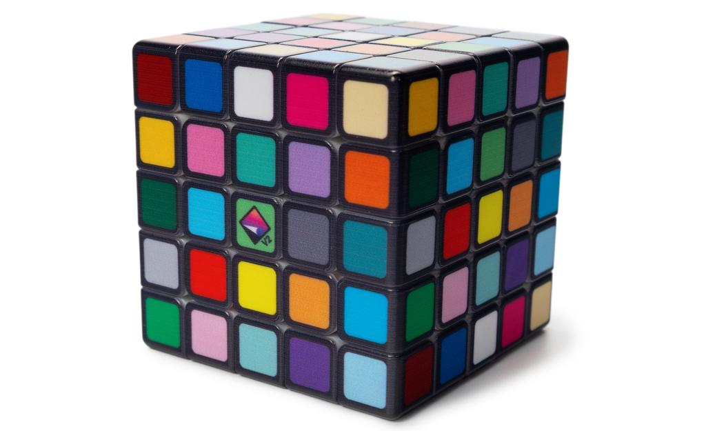 Sudoku Cube 5x5 V2 - 25 Colors (UV Printed)