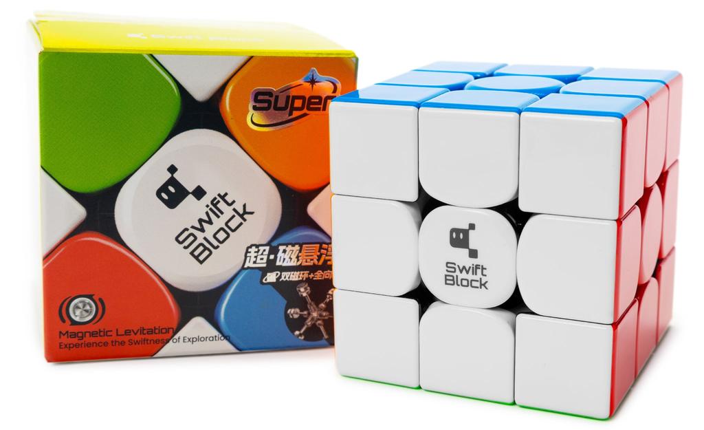 Swift Block Super 3x3 (Magnetic, MagLev, Core Magnets, UV Coated)