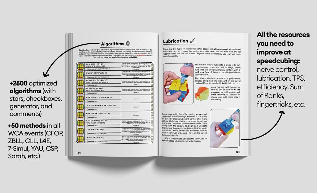 The Cubing Bible: The Definitive Speedcubing Guide 0 to 100 in Every WCA Event Book detail