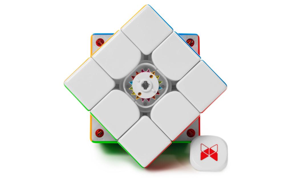 X-Man Tornado 3x3 V5 Pioneer Magnetic MagLev 20-Magnet Ball-Core UV Coated stickerless in hand