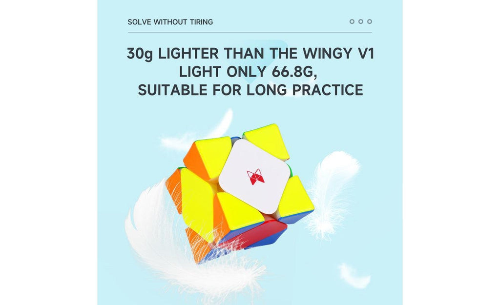 X-Man Wingy Skewb V2 Magnetic stickerless detail