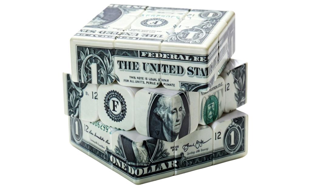 Z-Cube Dollar 3x3 (UV Printed)