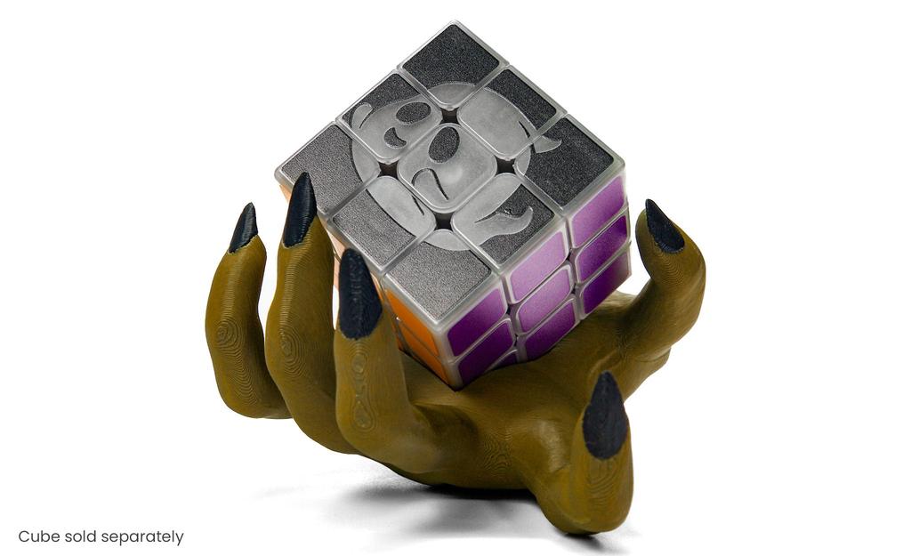cube monsters Zombie Hand Rubik's Cube Display - Wall Mounted
