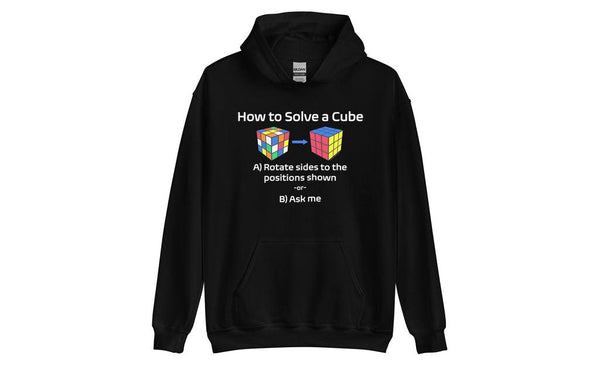 How to Solve a Rubik s Cube Hoodie Dark SpeedCubeShop