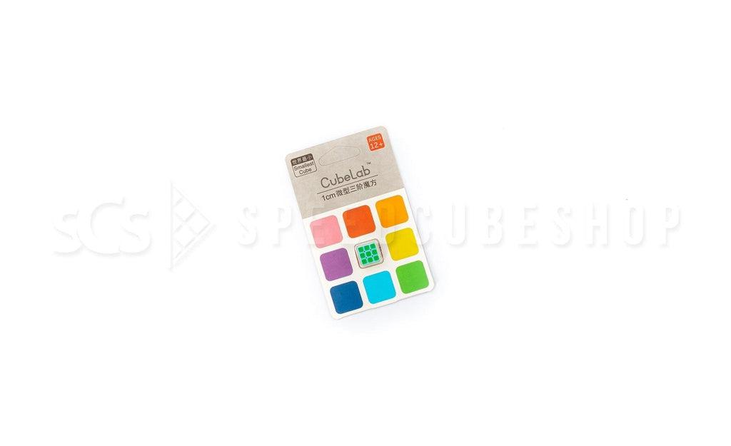 Mini 1cm 3x3 World's Smallest Cube black detail