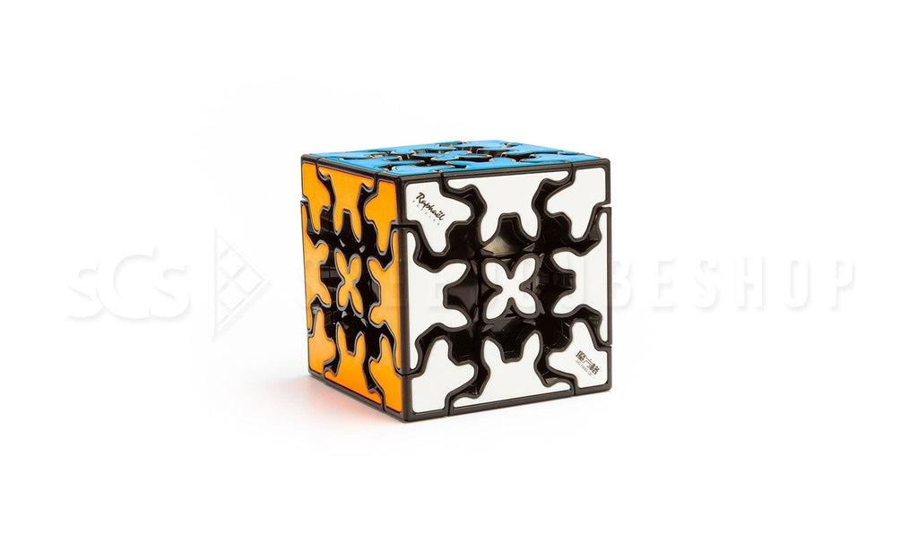 QiYi Gear 3x3 Tiled black Gear Puzzle angled