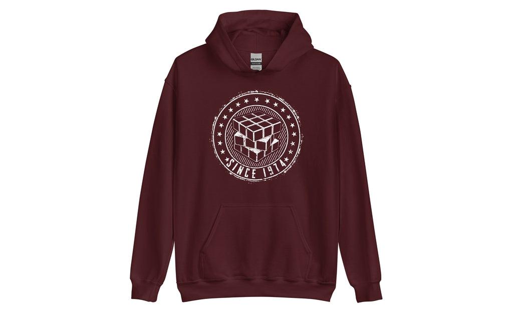 Since 1974 (Dark) - Rubik's Cube Hoodie | SpeedCubeShop