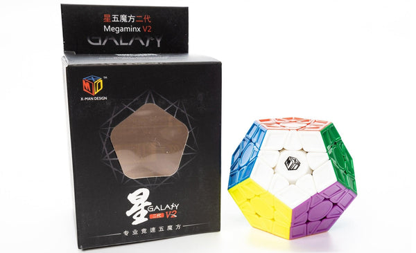 Megaminx X-Man Galaxy - Cubo Mágico Profissional - Cuber Brasil