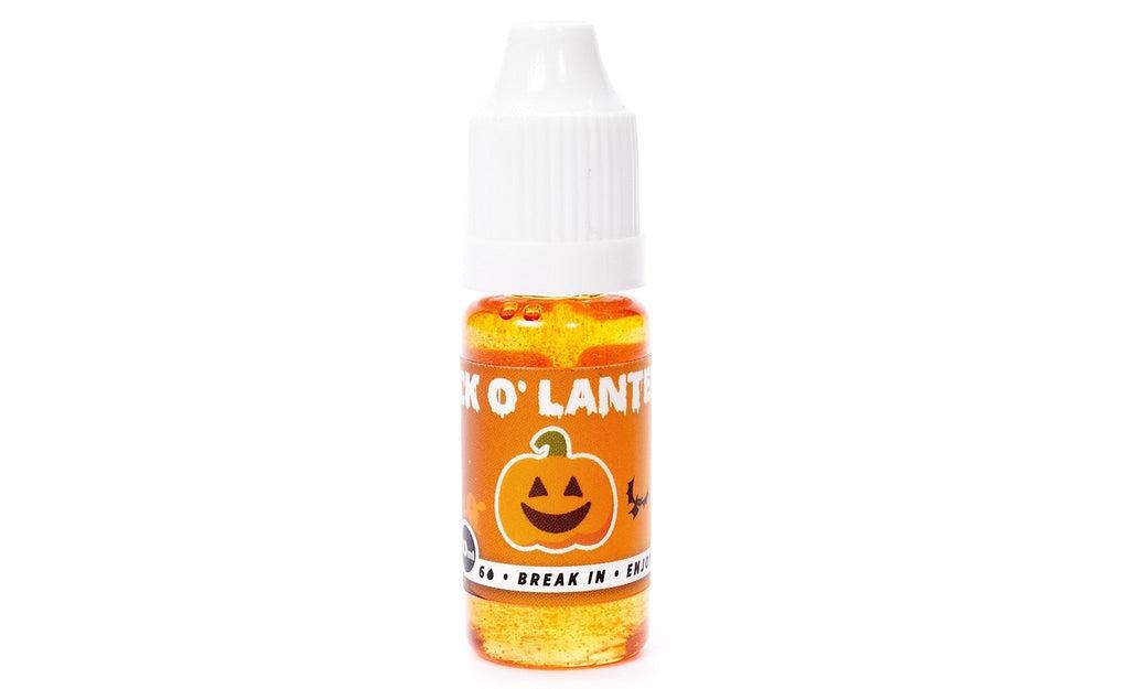 Jack O' Lantern Lubricant Pumpkin Spice Scented in hand