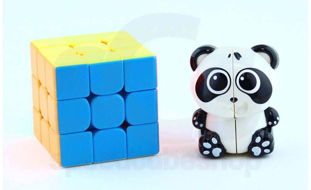 YuXin Panda 2x2 Mini Keychain Shape Mod angled