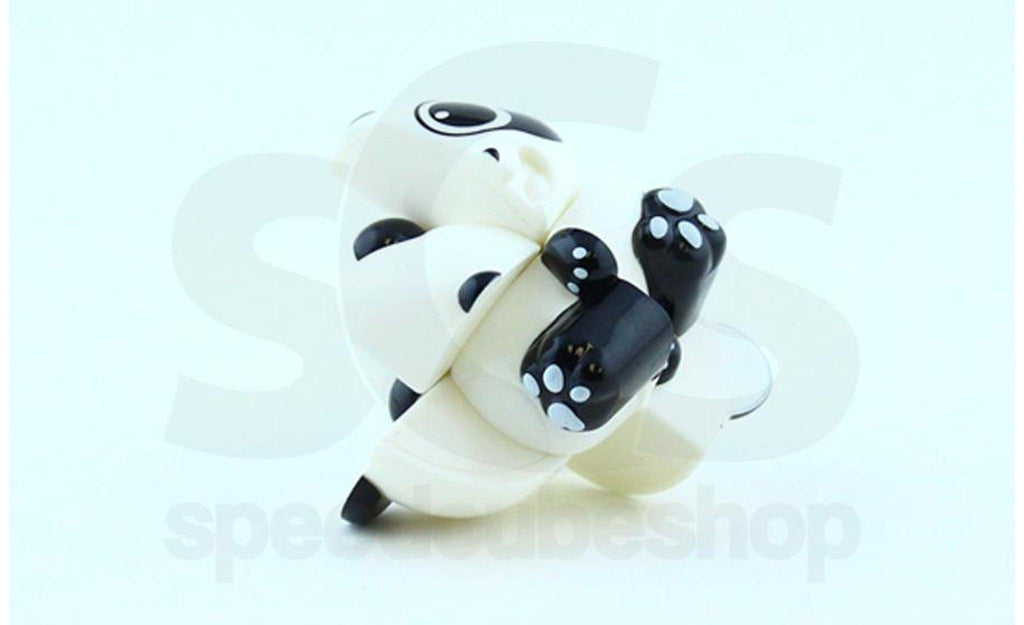YuXin Panda 2x2 Mini Keychain Shape Mod in hand