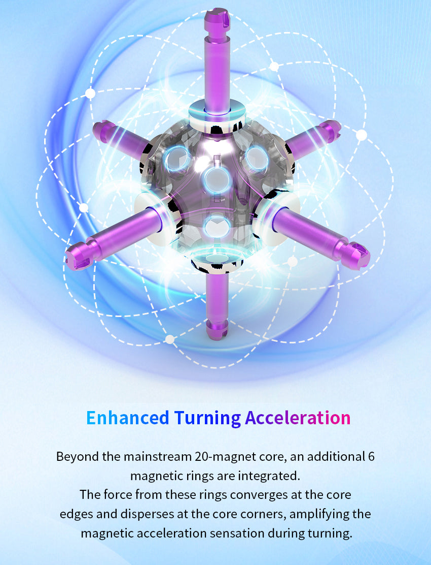 HaiTun WaveRider V2 3x3 Ultimate (Magnetic, 20-Magnet Ball-Core)