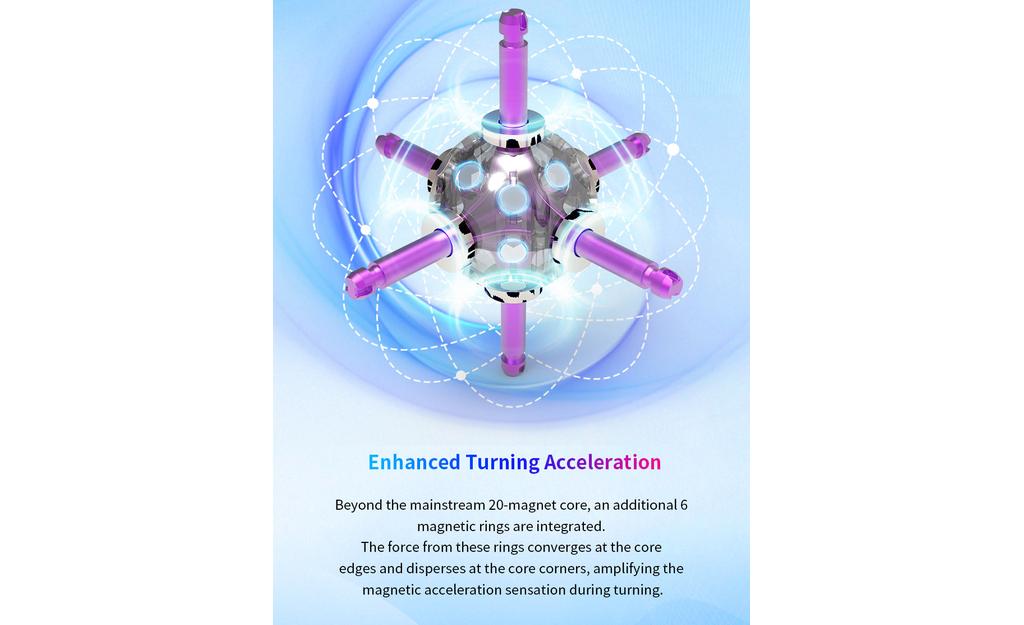 HaiTun WaveRider V2 3x3 Flagship (Magnetic, 20-Magnet Ball-Core)