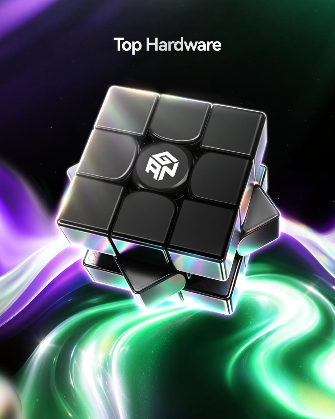 GAN 17 MagDrive stickerless magnetic 3x3 speed cube detail