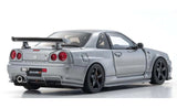 1/43 Scale Gray Nissan Skyline GT-R R34 NISMO Grand Touring Diecast Car | SpeedCubeShop