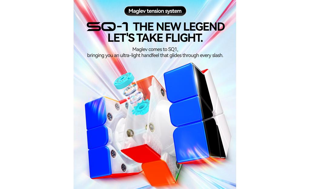 GAN Square-1 (Magnetic, MagLev, Core Magnets, UV Coated)