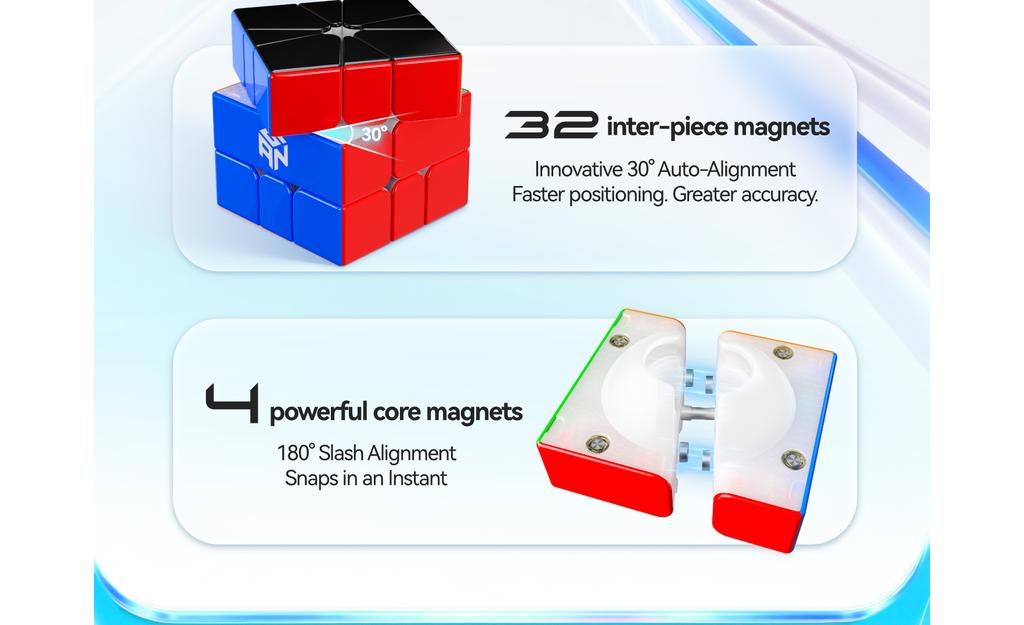 GAN Square-1 (Magnetic, MagLev, Core Magnets, UV Coated)