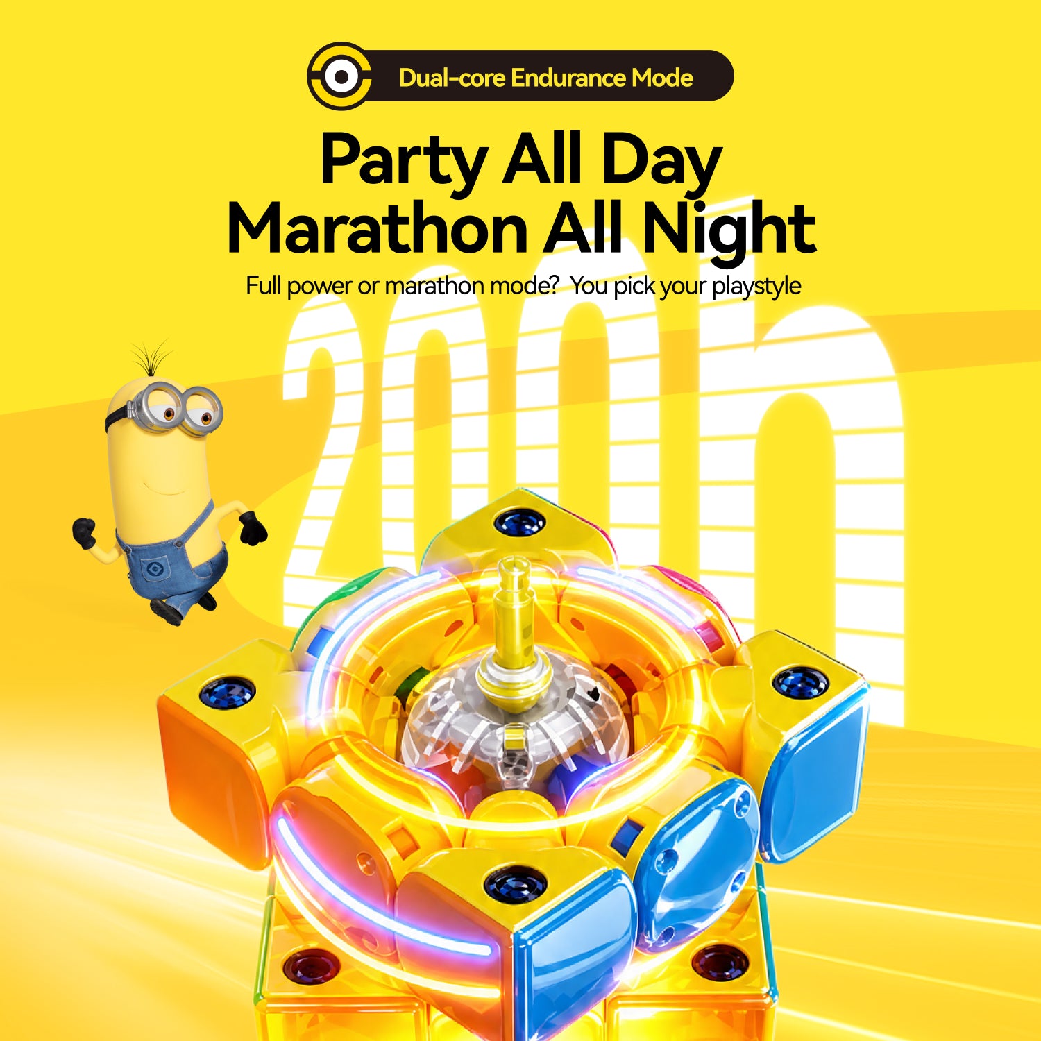 GAN i4 3x3 (Magnetic, MagLev, Ball-Core) - Minions Edition, Bluetooth Smart Cube