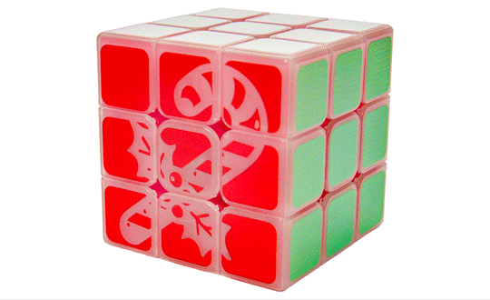 Candy Cane 3x3 (Glow in the Dark) - Limited Edition