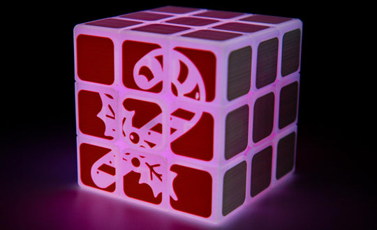 Candy Cane 3x3 (Glow in the Dark) - Limited Edition | SpeedCubeShop