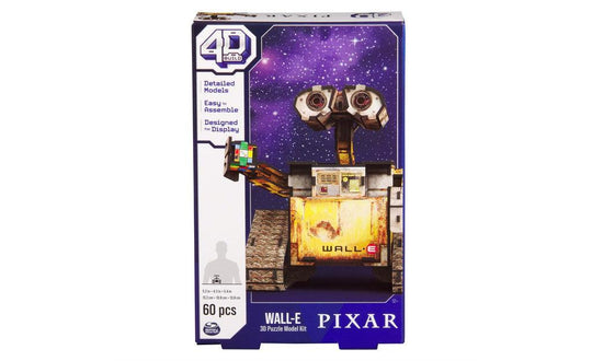 4D Build, Disney Pixar Wall-E 3D Puzzle Model Kit with Stand | SpeedCubeShop