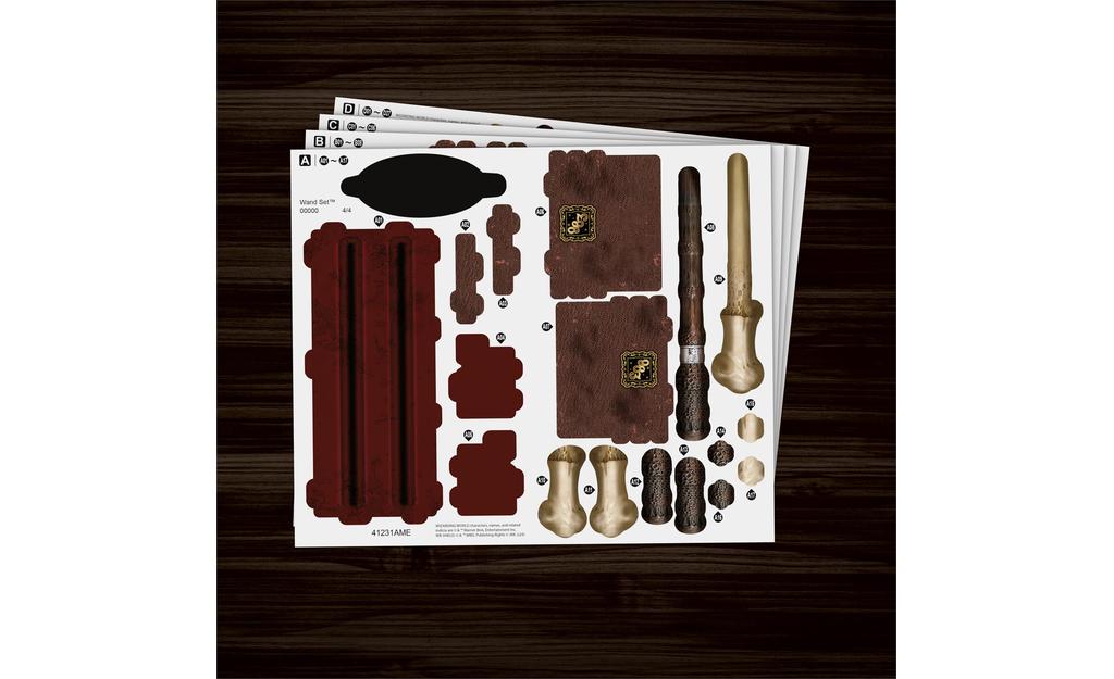 4D Build, Harry Potter 4 Wands in Case Set 3D Model Kit | SpeedCubeShop
