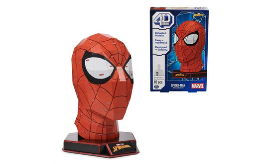 4D Build, Marvel Spider-Man 3D Puzzle Model Kit with Stand | SpeedCubeShop