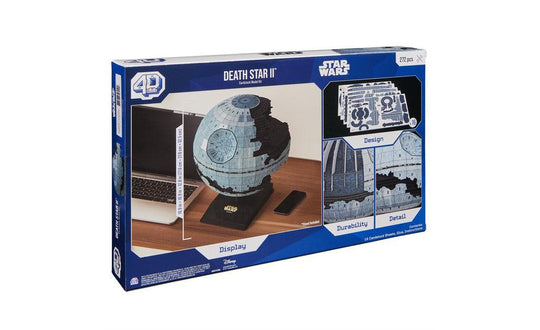 4D Build, Star Wars Deluxe Death Star II Cardstock Model Kit | SpeedCubeShop