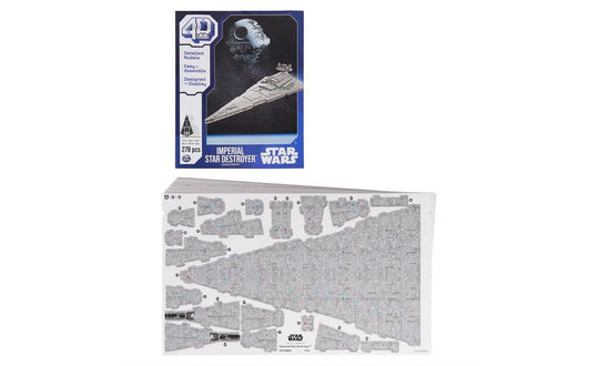 4D Build, Star Wars Deluxe Imperial Star Destroyer 3D Model Kit | SpeedCubeShop