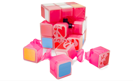 Candy Cane 3x3 (Glow in the Dark) - Limited Edition