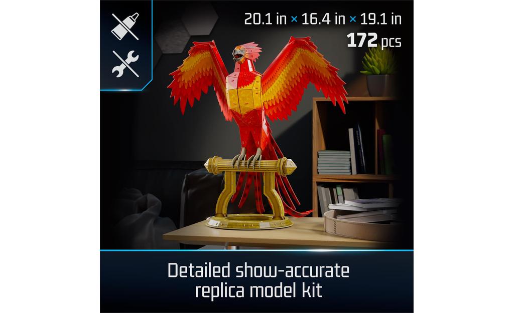 4D Build, Harry Potter Fawkes Phoenix on Stand | SpeedCubeShop