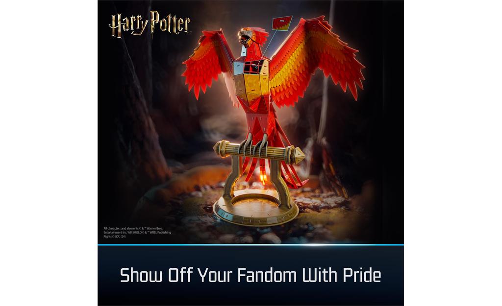 4D Build, Harry Potter Fawkes Phoenix on Stand | SpeedCubeShop