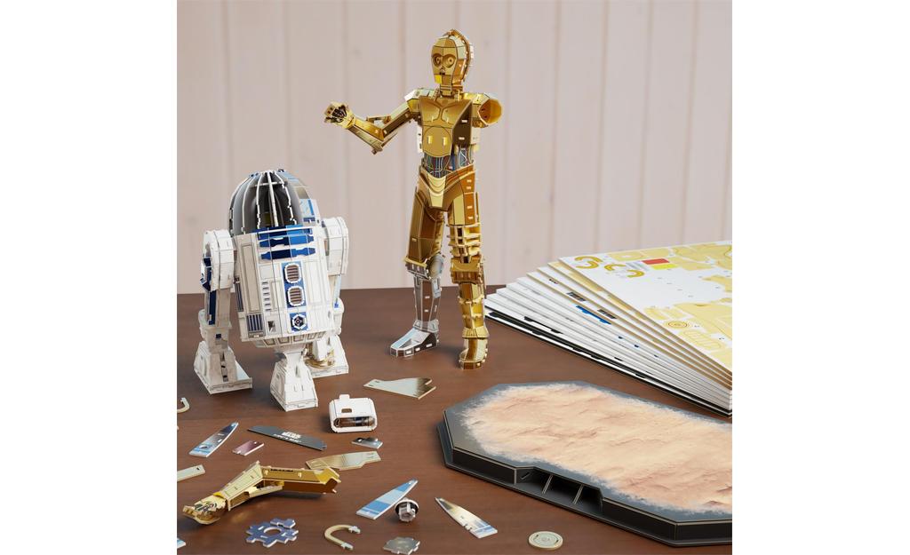 4D Build, Star Wars C-3PO & R2-D2 3D Model Kit | SpeedCubeShop