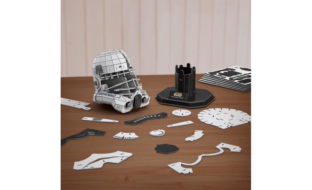 4D Build, Star Wars Stormtrooper Helmet 3D Model Kit | SpeedCubeShop