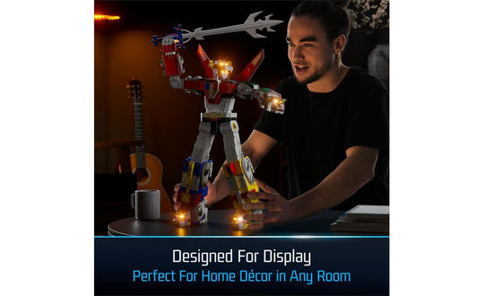 4D Build, Voltron 3D Puzzle Model Kit with LED Lights | SpeedCubeShop