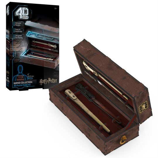 4D Build, Harry Potter 4 Wands in Case Set 3D Model Kit | SpeedCubeShop