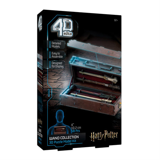 4D Build, Harry Potter 4 Wands in Case Set 3D Model Kit | SpeedCubeShop